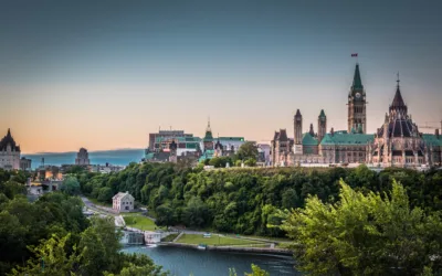 Houses of Parliament at dusk
