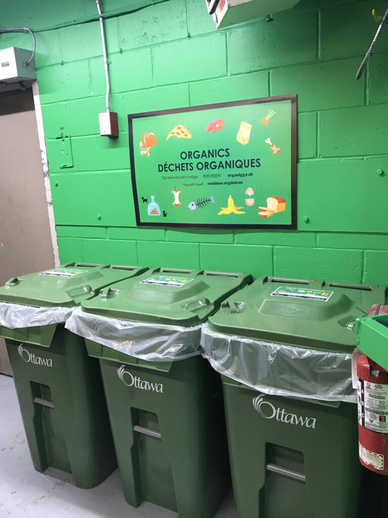 OCHC's 215 Nepean St. Apartment, waste management