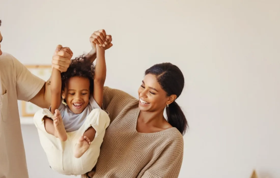 young family