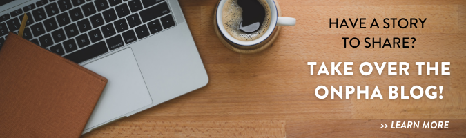 Take over the ONPHA Blog - learn more