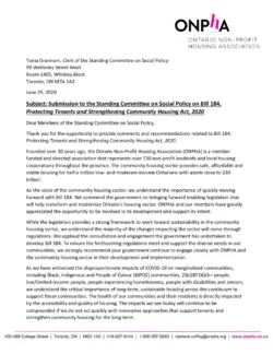 New+ContentFileONPHA+Bill+184+Submission+to+Standing+Committee+on+Social+Policy