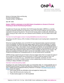 ONPHA+feedback+on+access+to+provincial+financing+for+not-for-profit+housing+providers