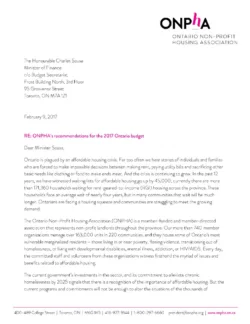 Ontarios+2017+Budget+Pre-budget+submission+to+Ministry+of+Finance