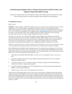 Press+Release+ONPHA+and+CHF+Canada+launch+Vote4Housing+campaign