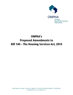 ONPHAs+proposed+amendments+to+Bill+140++The+Housing+Services+Act+2010