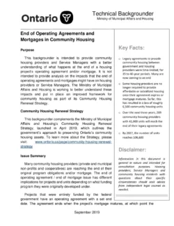 EN Technical Backgrounder - End of Operating Agree