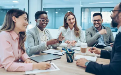 A group of directors having a meeting about governance
