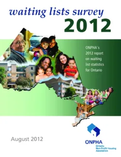 ONPHA 2012 Waiting Lists Survey Report