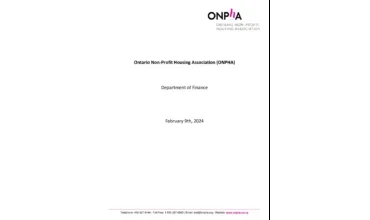 ONPHA 2024 Federal Pre-Budget Submission