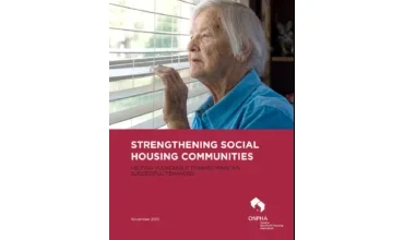 Strengthening Social Housing Communities Nov 2015