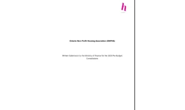 2025 ONPHA Provincial Pre-Budget Submission
