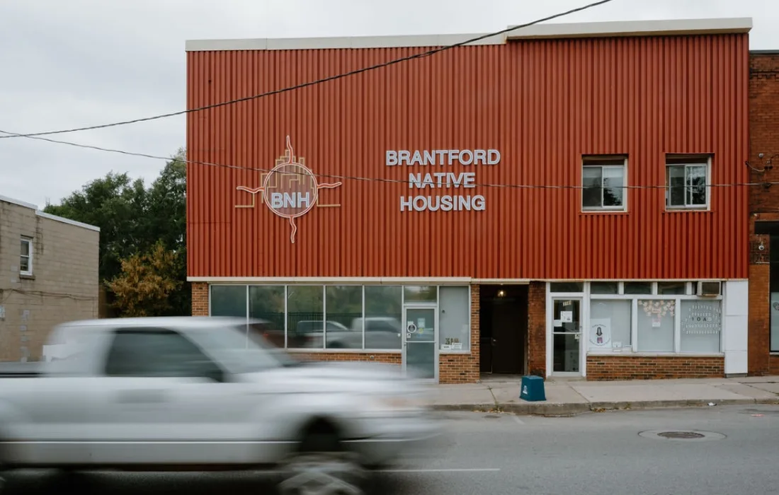 The head office for Brantford Native Housing in Ontario