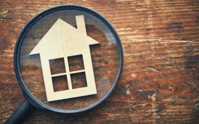 house under a magnifying glass