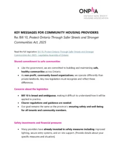 Key Messages_ Bill 10 - Protect Ontario Through Safer Streets and Stronger Communities Act 2025