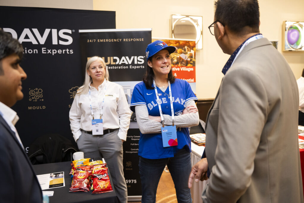 Woman wearing a Blue Jays Jersey