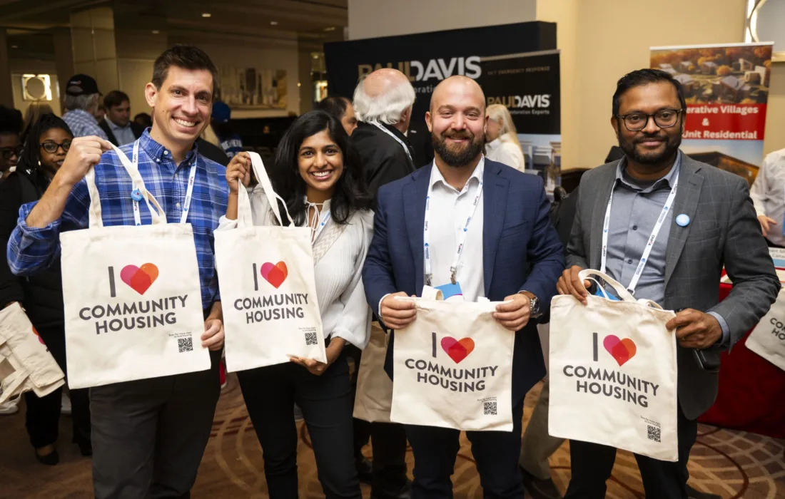 2025 ONPHA Conference delegates holding an 