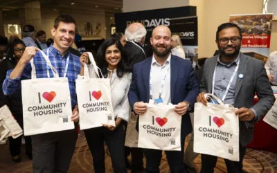 2025 ONPHA Conference delegates holding an 